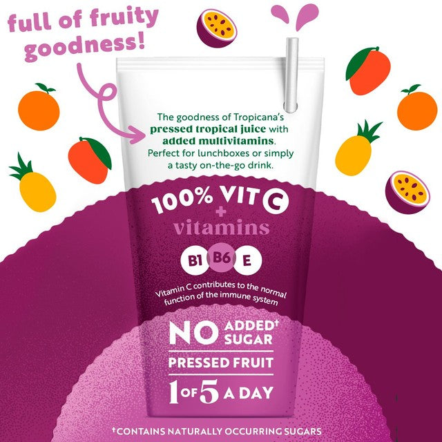Tropicana Kids Tropical Fruit Juice 4 x 150ml (British brand)