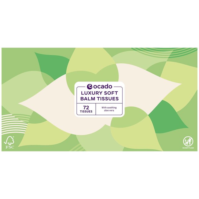 Ocado balm tissues 72 per pack, imported from the UK