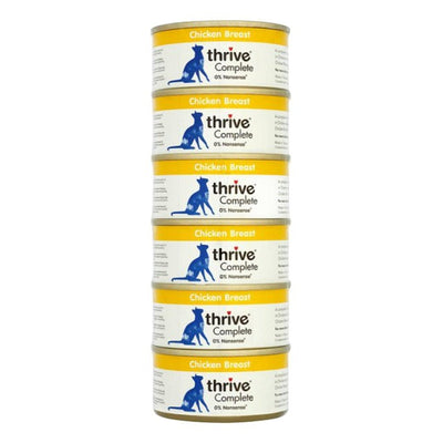 M&S Thrive Complete Cat Food Chicken Breast Wet Cat Food 6x75g- Buy online at McGrocer