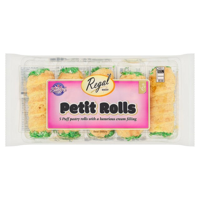 Regal Petit Cream Rolls 5 per pack, imported from the UK