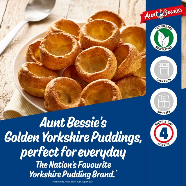 Aunt Bessie's Golden Yorkshires Yorkshire puddings 190g - British product