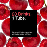 Phizz cherry flavoured effervescent tablets 20 tablets, imported from the UK
