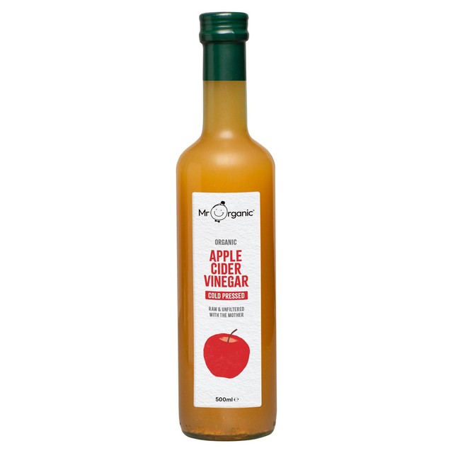 Mr Organic apple cider vinegar 500ml, imported from the UK