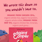 Edgard & Cooper gluten free dry dog food with organic beef and free-range chicken 2.5kg - British product
