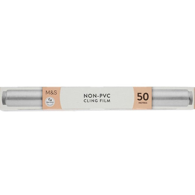 M&S Non PVC Cling Film 50m, imported from the UK