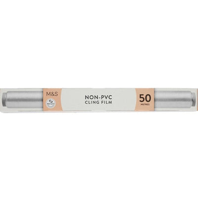 M&S PVC-freie Frischhaltefolie Haushalts-Frischhaltefolie 50m