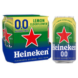 Heineken 0.0 Lemon & Elderflower alcohol-free lager, UK version