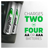 Energizer Pro AA/AAA battery charger with 4 AA batteries - British product