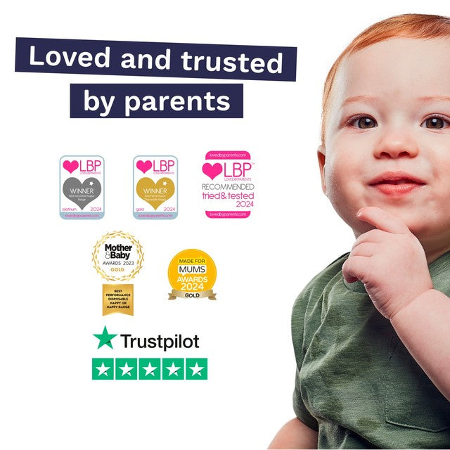 Pura Size 4 disposable nappies, imported from the UK