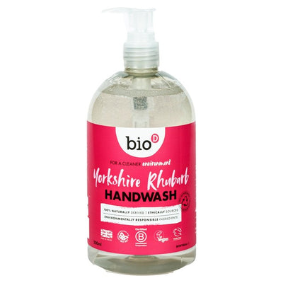 M&S Bio-D Eco Yorkshire Rhubarb Liquid Hand Wash 500ml- Buy online at McGrocer