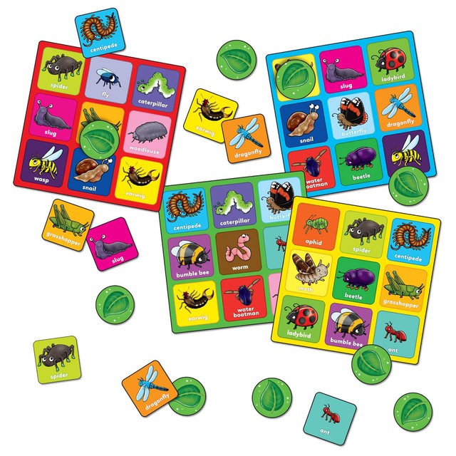 Orchard Toys Little Bug Bingo travel game, UK version