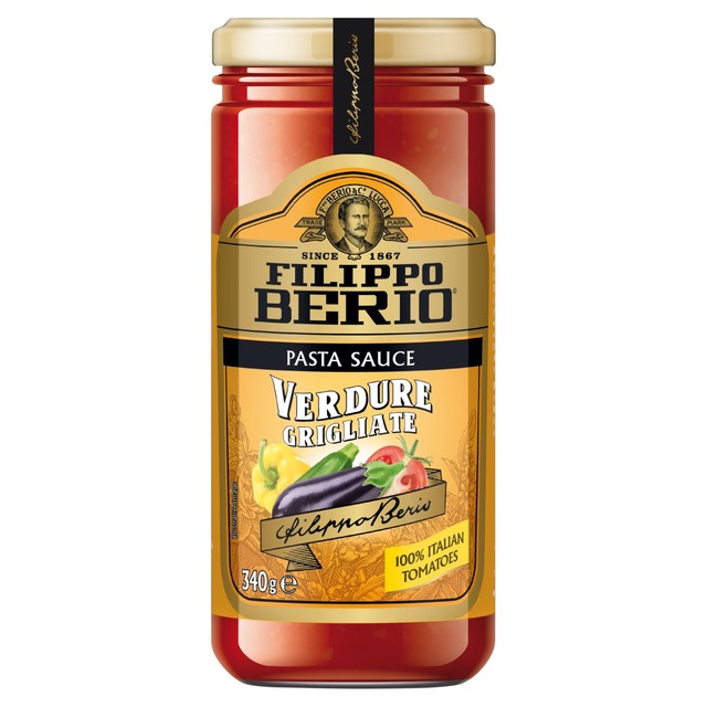 Filippo Berio grilled vegetables pasta sauce 340g - British product