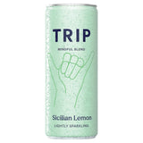 TRIP Mindful Blend Sicilian lemon sparkling drink, imported from the UK