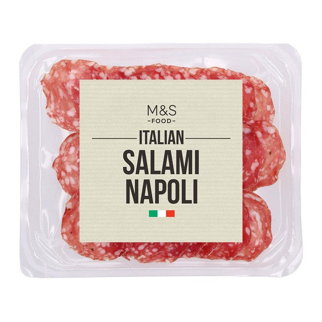 M&S Italian Salami Napoli 90g, imported from the UK