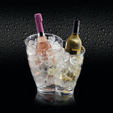 BarCraft clear acrylic double sided wine cooler 7 litre - British product