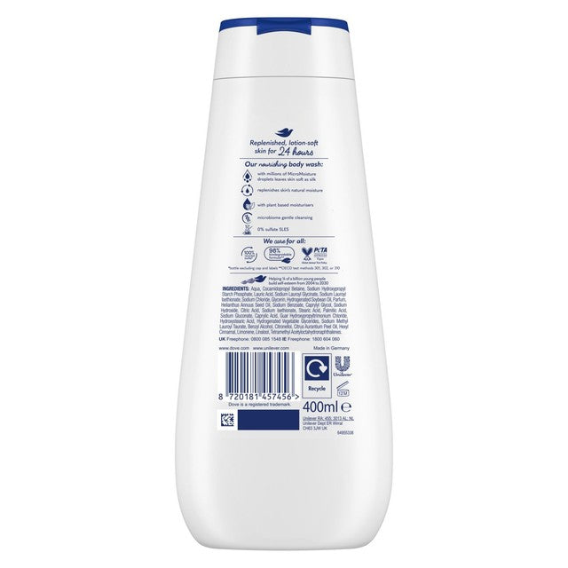 Dove deeply nourishing body wash 400ml - British product