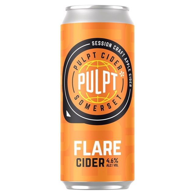 Pulpt Flare craft apple cider can - British product