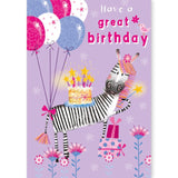 Abacus children's birthday cards mixed designs 10 per pack - British product