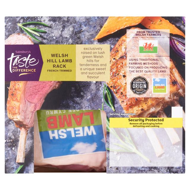 Sainsburys Welsh Hill Rack of Lamb Taste The Difference 450g