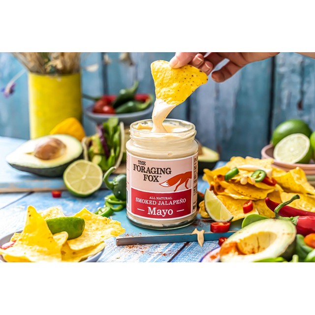 The Foraging Fox Smoked Jalapeno Mayonnaise 240g (British brand)