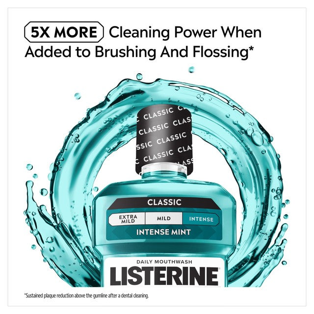 Listerine Cool Mint Intense Mouthwash, UK version