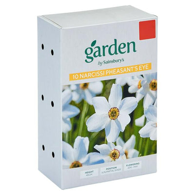 Sainsburys Sainsburys Narcisses Œil de Faisan x10- Acheter en ligne chez McGrocer