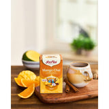 Yogi Tea Mango Chai Organic herbal tea (British brand)