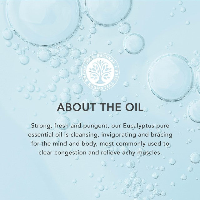 Tisserand Eucalyptus Organic Pure Essential Oil 20ml (British brand)
