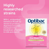 Optibac Probiotics One Week Flat 7 Sachets, imported from the UK