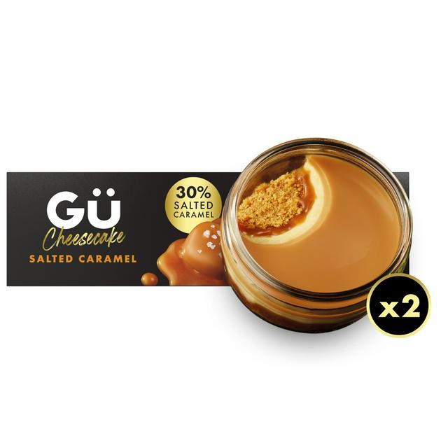 Gü Salted Caramel Cheesecake Dessert 2 x 92g