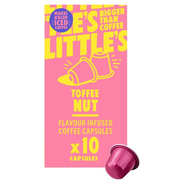 Little's Toffee Nut coffee capsules 10 pack, UK version