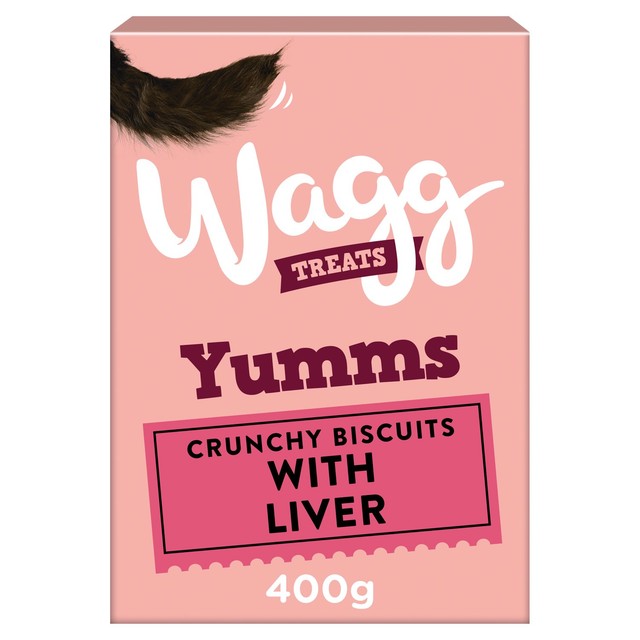 Wagg dog treats with liver 400g (British brand)