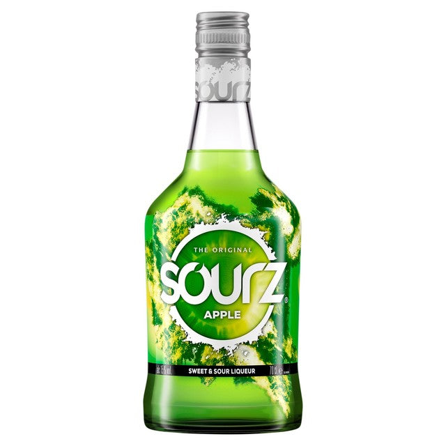 Sourz original green apple liqueur - British product