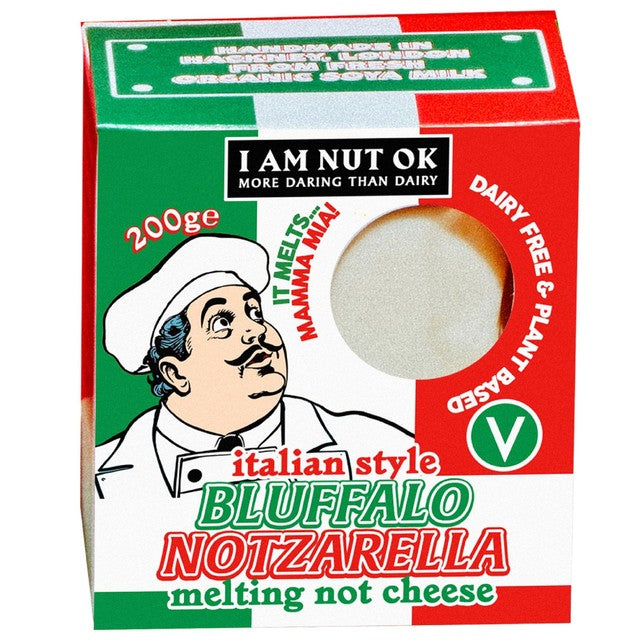 I Am Nut OK Bluffalo Notzarella 200g, imported from the UK