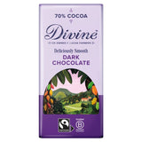 Divine 70% dark chocolate bar 90g - British product