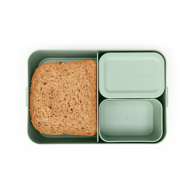 Brabantia bento lunch box large jade green - British product