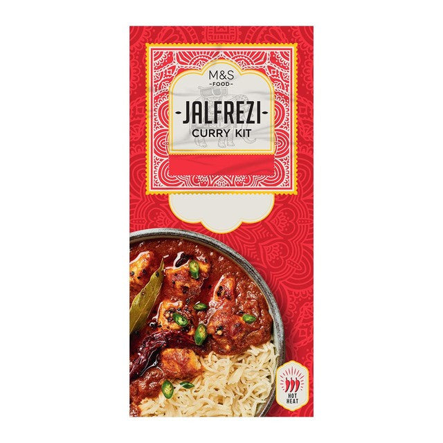 M&S jalfrezi curry kit 225g, imported from the UK