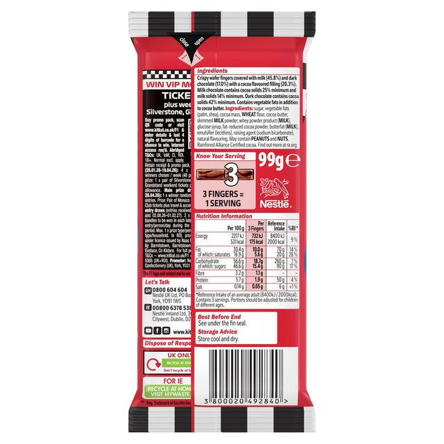 Kit Kat double chocolate sharing bar 99g, UK version