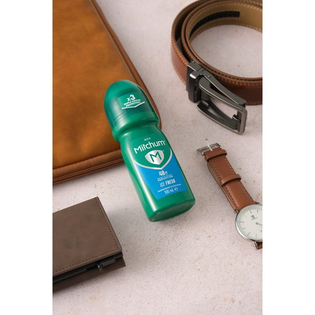 Mitchum Roll-On Deodorant Anti-Perspirant Ice Fresh 100ml, imported from the UK