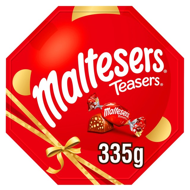 Maltesers milk chocolate gift box with honeycomb 335g, imported from the UK