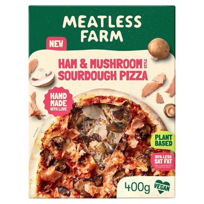 Pizza Sourdough Végétalienne Viande et Champignons Meatless Farm 400g