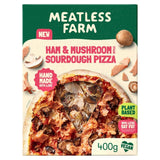 Meatless Farm vegan ham and mushroom pizza 400g, imported from the UK