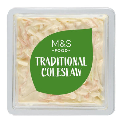 M&S M&S Tradisjonell Coleslaw Tilbehør 180g- Kjøp online hos McGrocer
