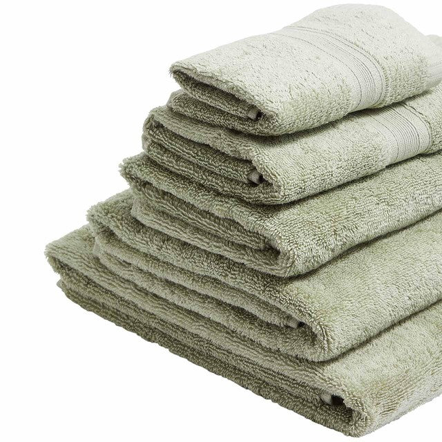 M&S pure cotton bath sheet Sage Green, imported from the UK
