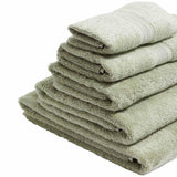 M&S pure cotton bath sheet Sage Green, imported from the UK