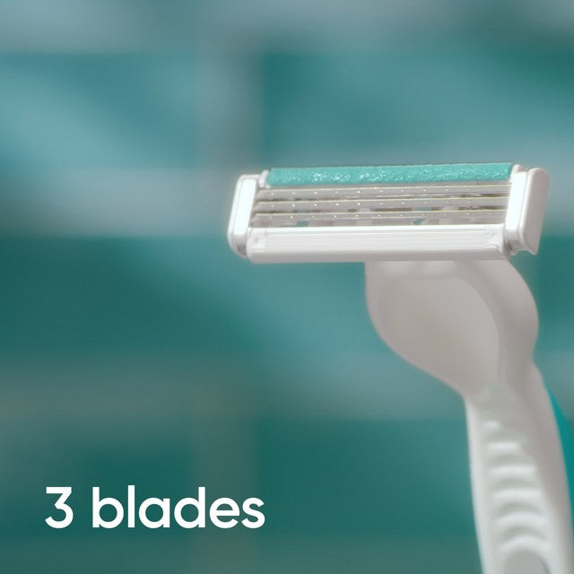 Gillette Venus sensitive disposable razor for women with 3 blades, UK version