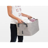 Brabantia Grey Foldable Laundry Basket 44cm height - British product