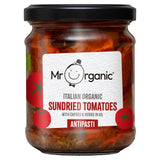 Mr Organic sundried tomato antipasti 190g, imported from the UK