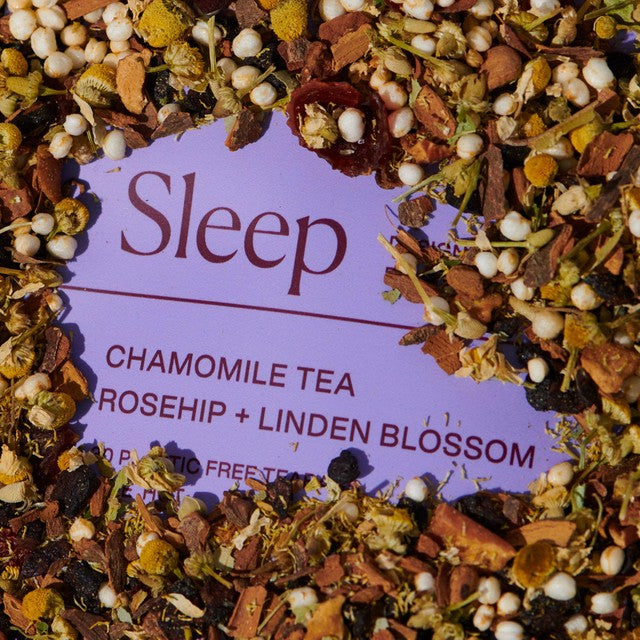 MISSION Sleep Chamomile Tea Bags with Rosehip and Linden Blossom, imported from the UK