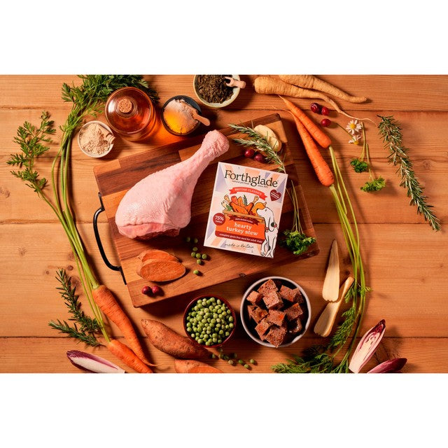 Forthglade wet dog food hearty turkey stew 395g - British product